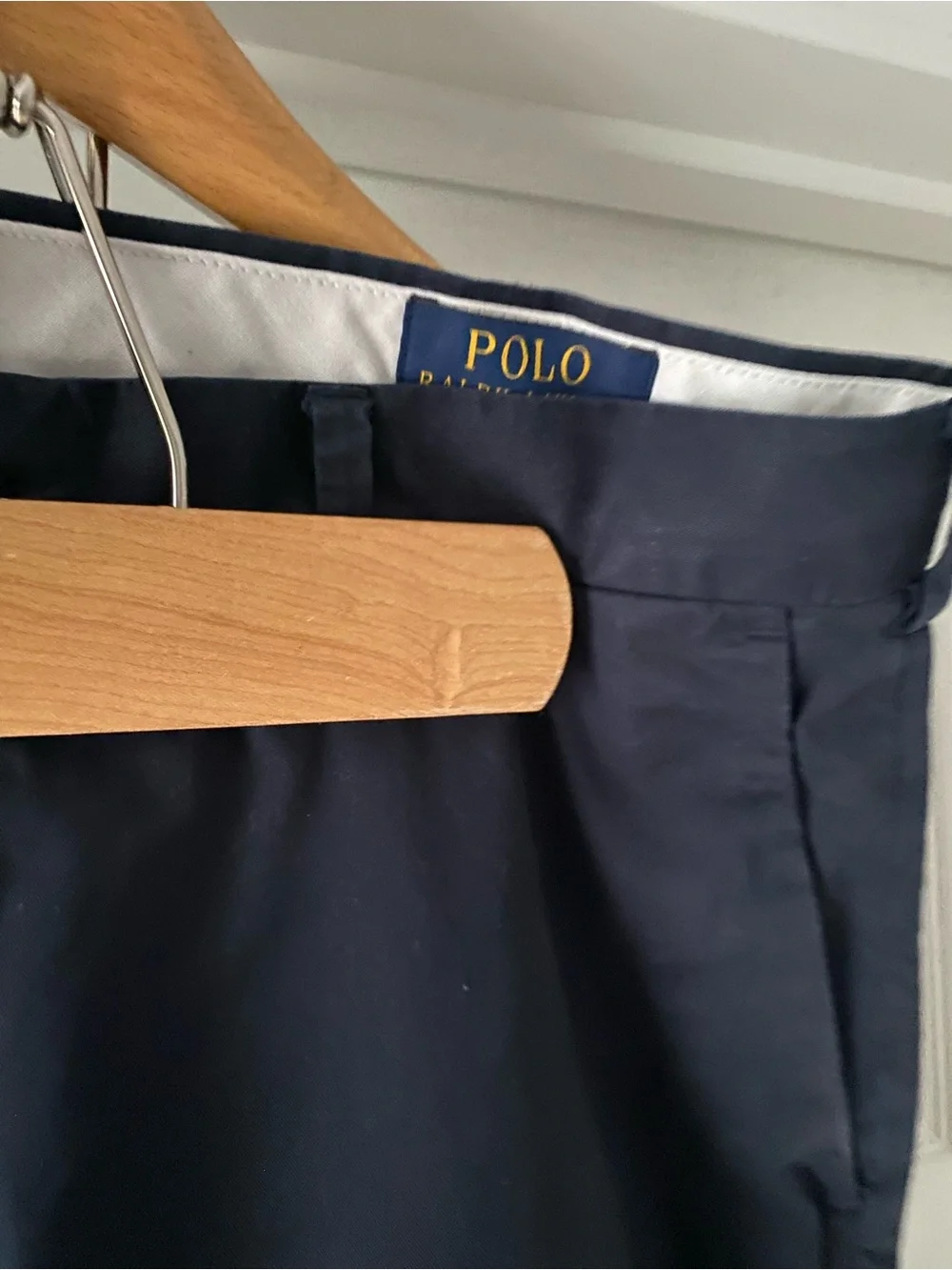 Polo Ralph Lauren Mens Classic Fit Chino Pants Navy Cotton 34x32